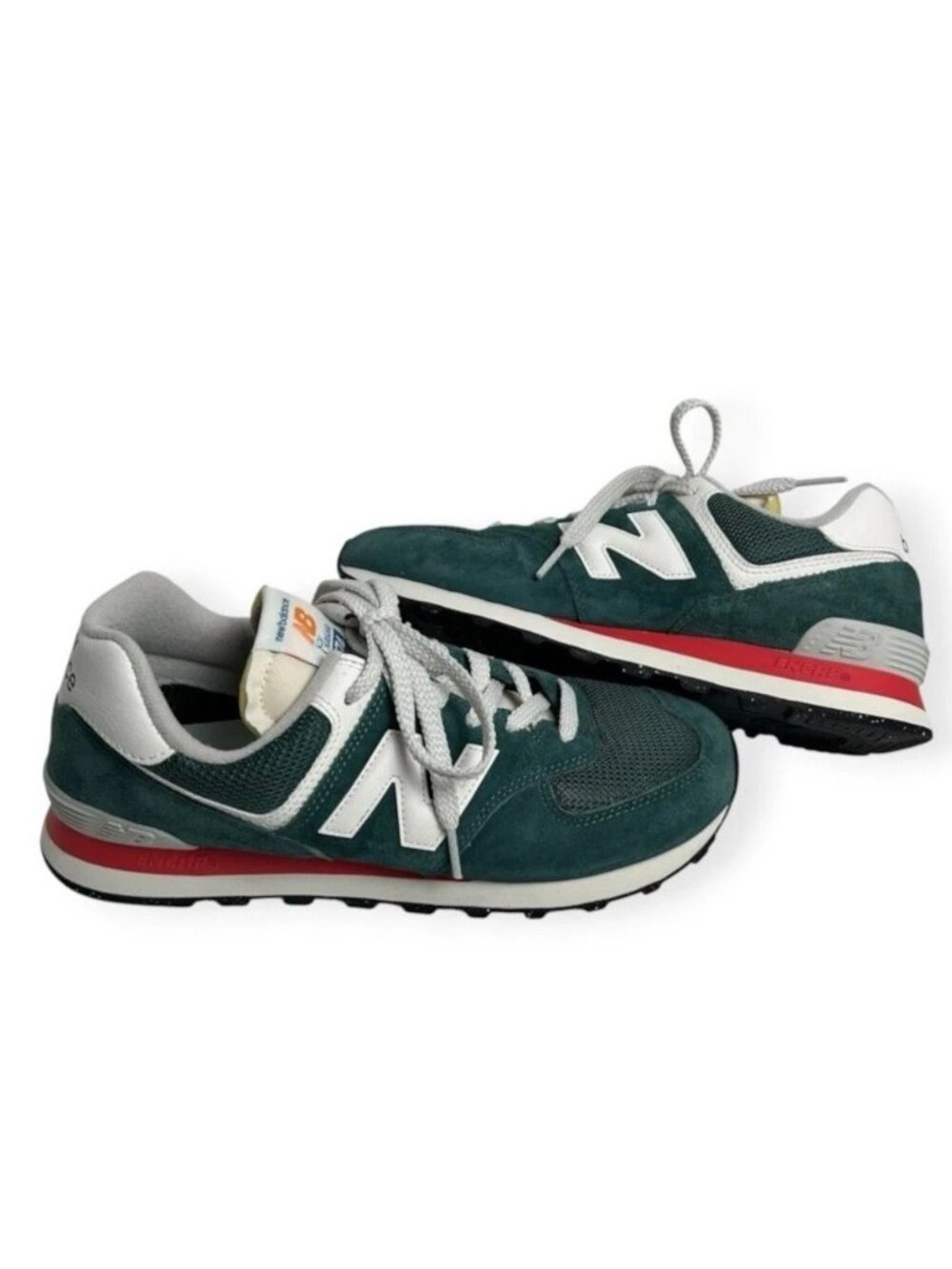 New Balance 574 Classic Women's sneakers US 8.5 Green suede Athletic